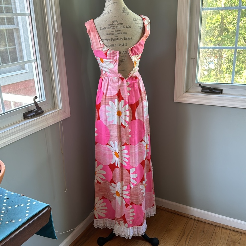 Vintage Andrade Resort Shops Hawaiian maxi dress 60’s/70’s EVC size XS/small - Picture 2 of 8